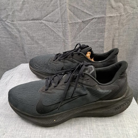 %Nike Air Zoom Winflo 7 Mens Size 14 Black Athletic Shoes Sneakers / A 30 main image 10